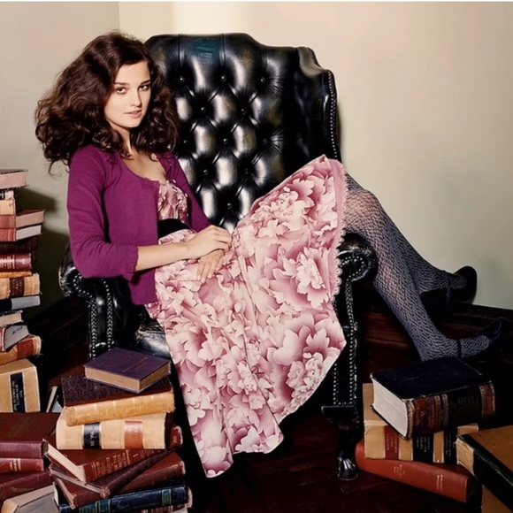 Vintage Mauve by Anthropologie “Savoy Flora” Strapless Dress - Picture 12 of 12